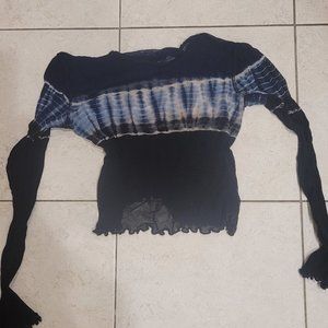 See- through Long Sleeve Top